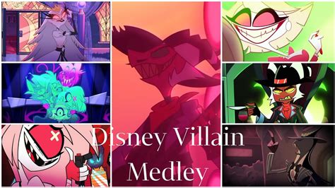 Hazbin Hotel Helluva Boss Amv Disney Villain Medley Youtube