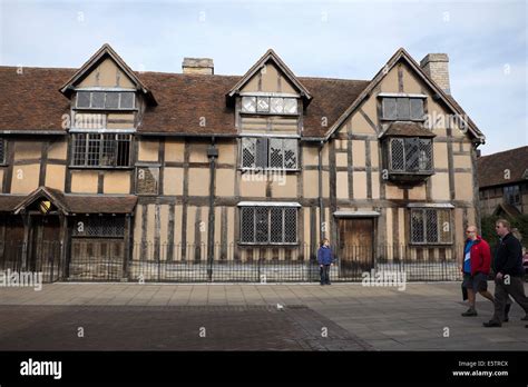 Shakespeares Birthplace Stratford Upon Avon Uk United Kingdom England