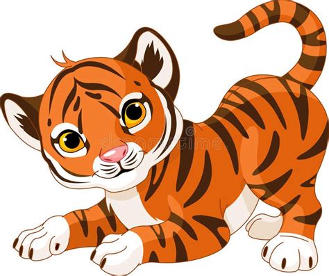 Playful Tiger Cub Illustration Of Playful Tiger Cub Ad Tiger