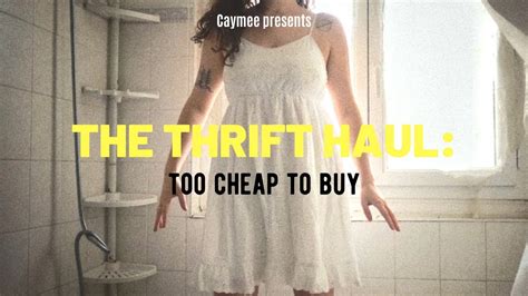 THRIFT HAUL (with a twist) - My all time favorite second hand clothes