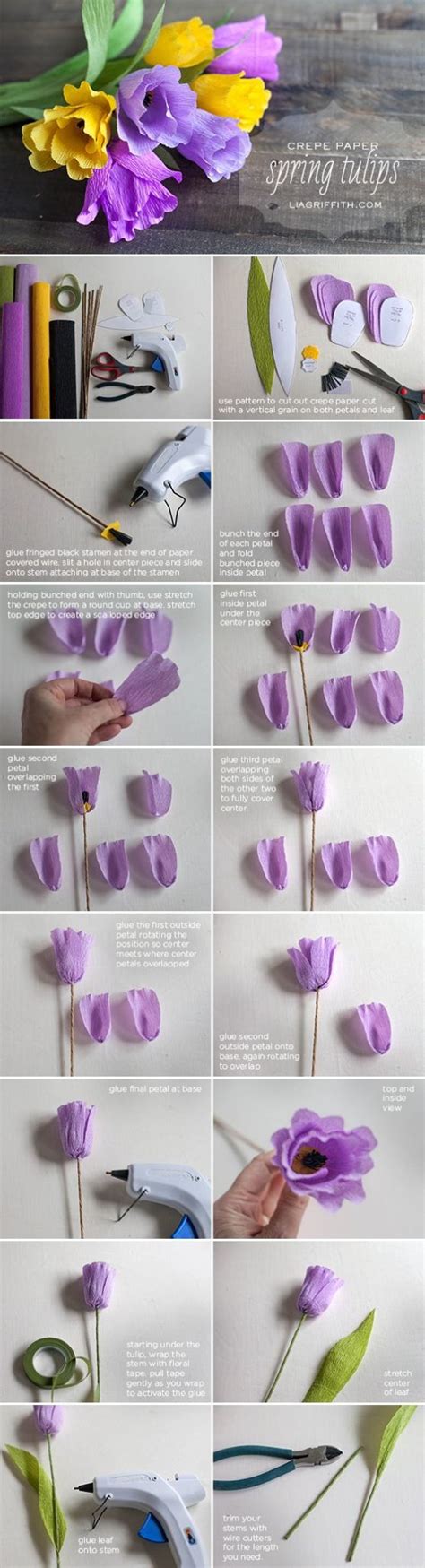 30 Arriba Para Como Hacer Tulipanes De Papel Crepe Alyshia Kanters Blogs