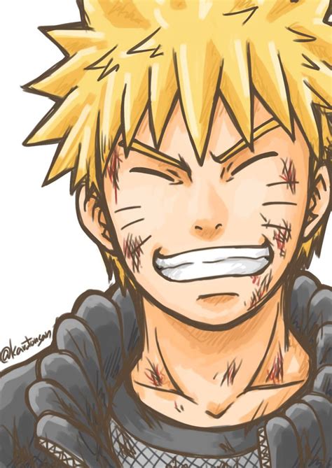 His Smilewith His Eyes Closed Im Telling You Its The Best Naruto