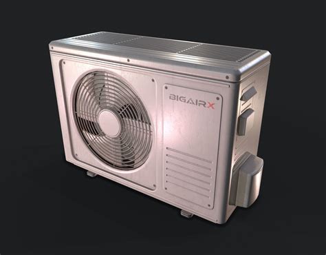 3D Model Low Poly Air Conditioner Unit CGTrader