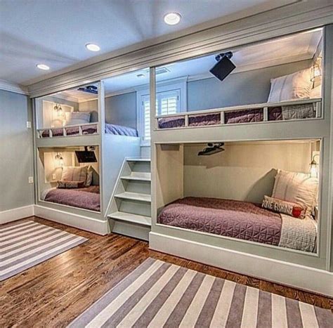 Pin By Brittany Hanson On Bedroom Ideas Bunk Beds Built In Built In