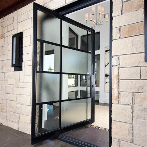 Residential Pivot Front Doors Rhino Steel Doors