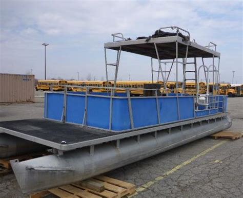 Welcome our new avalon 25' double decker pontoon funship! 1971 Sylvan Double Decker Pontoon for Sale in Flint ...
