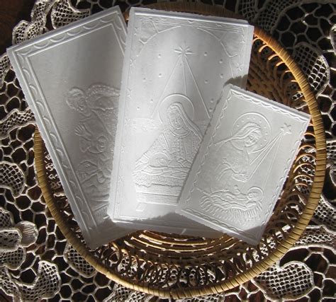 Make sure you polish your pieces ahead of time, and then put them to good use. Christmas wafer - Wikipedia