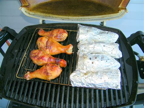 Add the weber connect probe into the larger chicken drumstick, away from the bone. Little Bellevue Kitchen: Weber Grilled Chicken Drumsticks ...