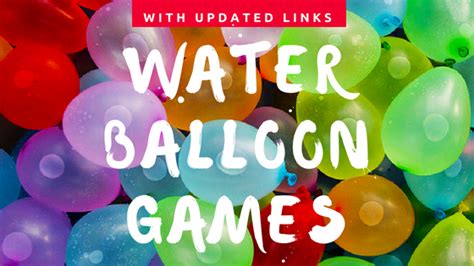 Link Roundup Water Balloon Games Club Experience Blog