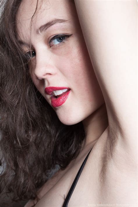 Amateur Model Ksenia Yankovskaya Delights In Displaying Her Hairy Bush