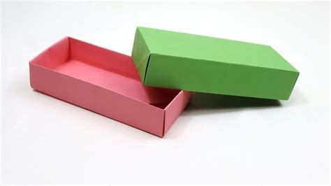 How To Make Origami Rectangle Box Easy Paper Rectangular Box Tutorial