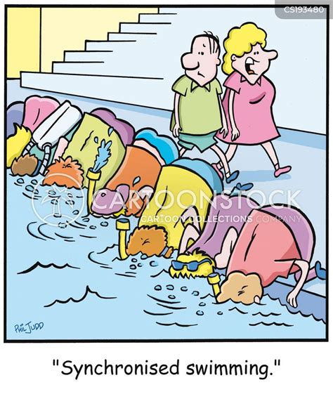 Synchronised Swimming Cartoons And Comics Funny Pictures From Cartoonstock