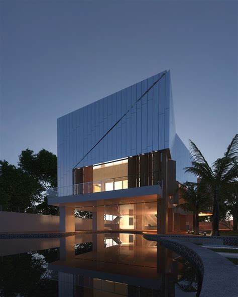 Kooshk House Design By Behnam Sefidi Rendered In Keyshot Exterior