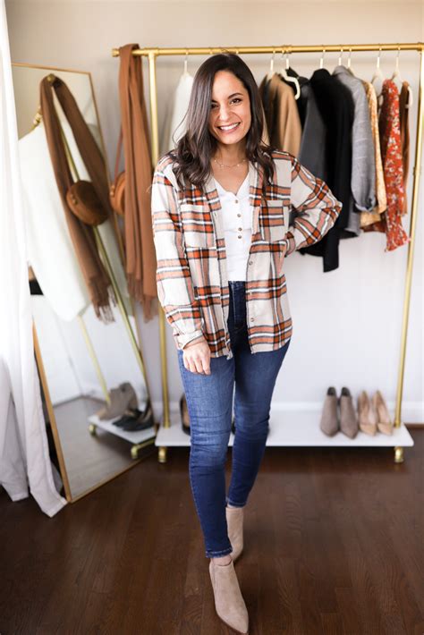 8 Ways To Wear A Flannel Top Pumps And Push Ups