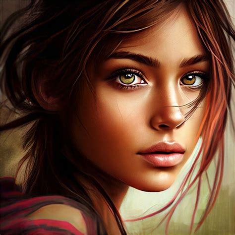 Girl Digital Art Girl Digital Portrait Portrait Art Horse Girl