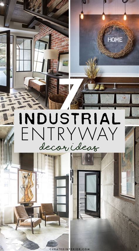7 Core Industrial Entryway Decor Ideas Rustic Industrial Living Room