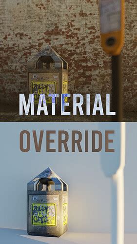 Material Override Selective Material Blender Tutorial Tutorials