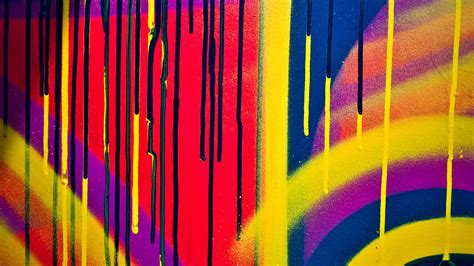 Download Wallpaper 3840x2160 Graffiti Paint Drips Colorful Bright