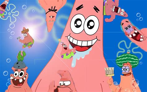 The Many Faces Of Patrick Star Spongebob Art Pinterest Patrick Star Faces And Stars