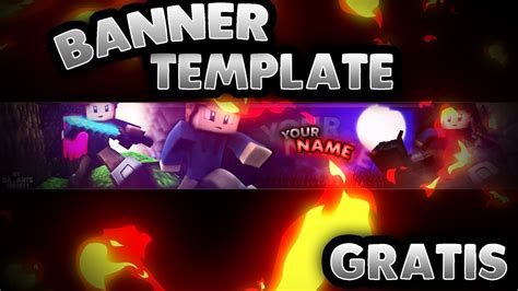Epic Free Minecraft Banner Template Baarts Youtube