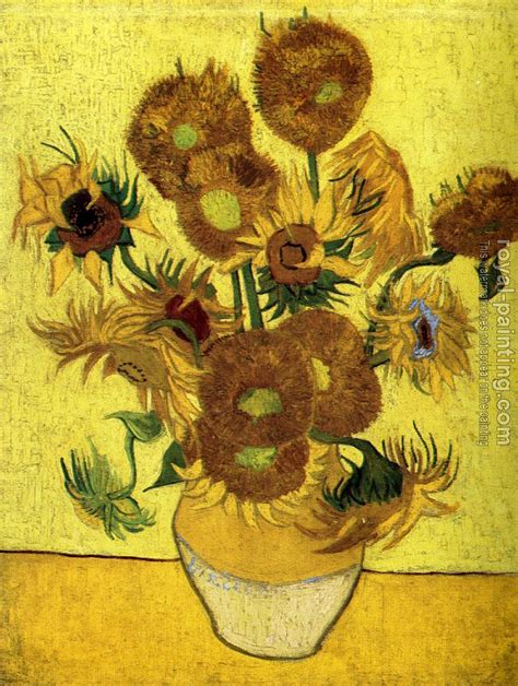 Tournesols) is the name of two series of still life paintings by the dutch painter vincent van gogh. Vase with Fourteen Sunflowers by Vincent Van Gogh | Oil Painting Reproduction
