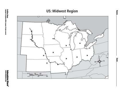 Midwest Region States Interactive Map Diagram Quizlet