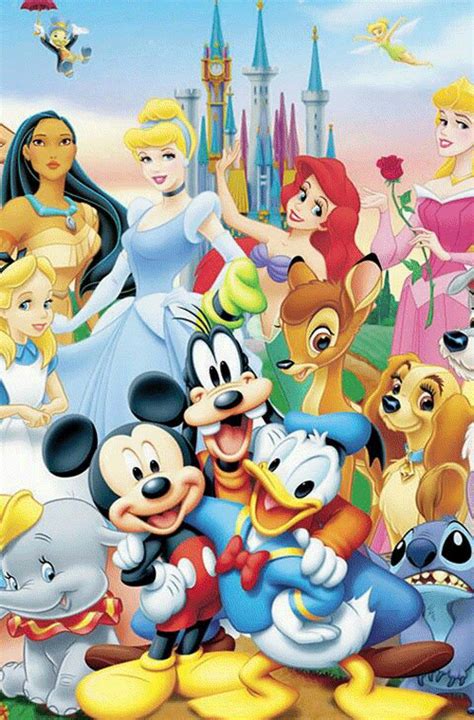 Personajes De Dibujos Animados De Disney Caricaturas De Los Fondo