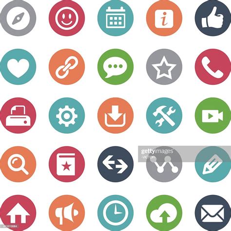 Homepage Icons Bijou Series High Res Vector Graphic Getty Images