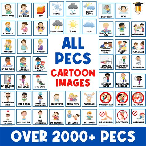 2000 Cartoon Pecs First Then Board Visual Aid Schedule Etsy Australia