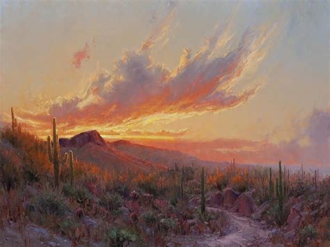 Southwest Desert Sunset By Becky Joy In 2020 Desert