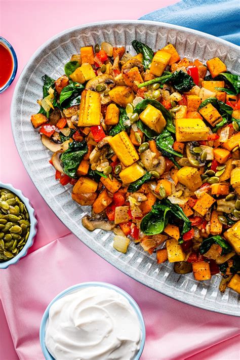 Plant Based Breakfast Hash Recipe With Sweet Potato Dairy Free