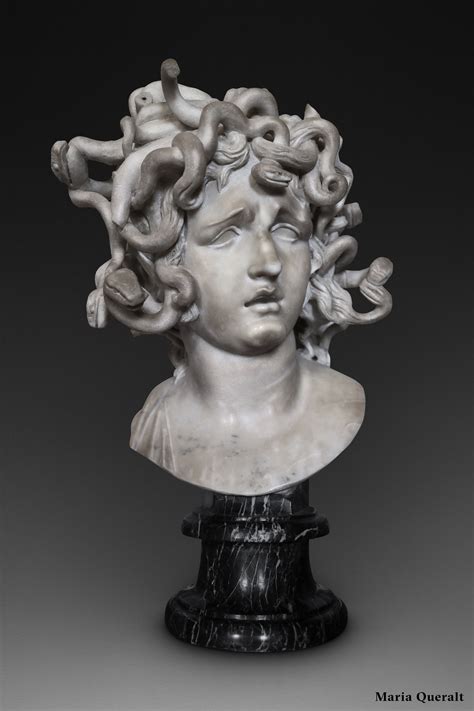 Marble Sculpture Of Medusa By Gian Lorenzo Bernini At The Capitoline