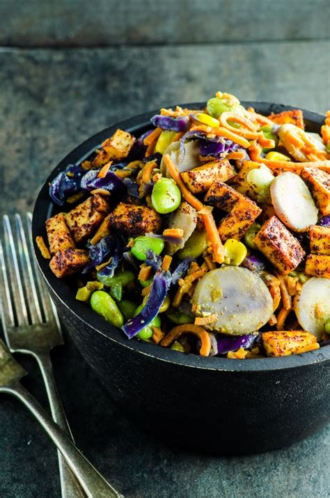 There are endless possibilities, but knowing at least one of these sauces can add more variety to your potato fries, vege. Sweet Potato Noodles Stir Fry with Peanut Sauce - May I ...