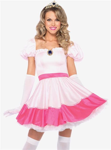 Princess Off The Shoulder Dress Peach Costume Princess Peach Costume Pink Princess Costume