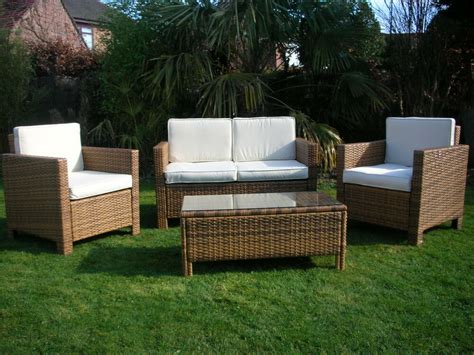 Our versatile range of garden furniture will compliment any outdoor space regardless of size or style. NEW RATTAN WICKER CONSERVATORY OUTDOOR GARDEN FURNITURE ...