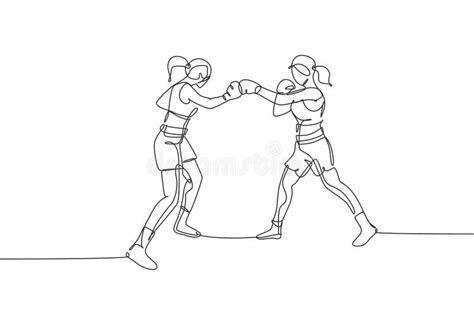 Strong Woman Boxer Vector Stock Illustrations 339 Strong Woman Boxer