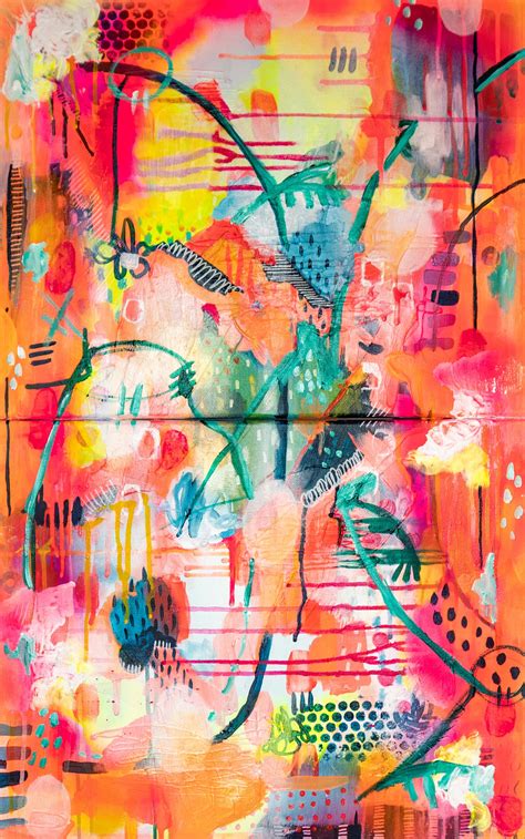 Resilience A Colorful Abstract Painting