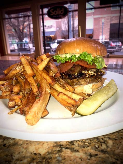 Solid - Today's special is a Steakhouse burger. An A1...