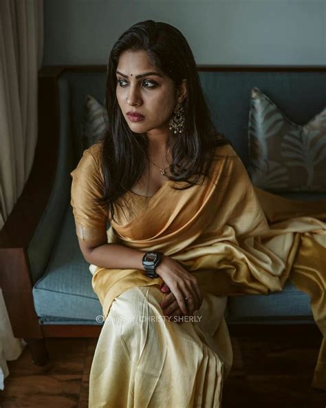 South Indian Actress Swasika Latest Photoshoot Stills In Saree
