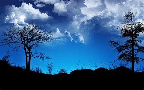 Landscape Clouds Trees Wallpapers Hd Desktop And Mobile Backgrounds