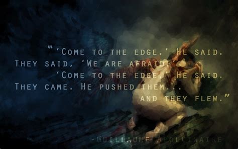 Come To The Edge He Said Guillaume Apollinaire 1680×1050 Os