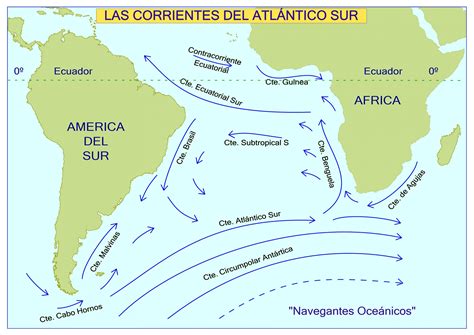 Las Corrientes Del Atlántico Sur Navegantes Oceánicos