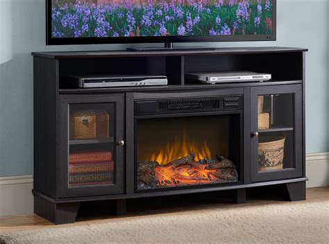 Flamelux Wilson Media Electric Fireplace And 54 In Tv Stand In