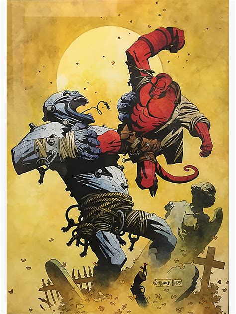 Hellboy Illustration By Mike Mignola Sticker For Sale By Lira Studio7