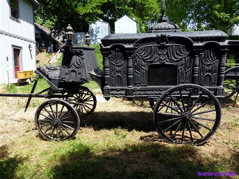 The 7/8 size is excellent for use with large ponies or small horses. Unique Child / Maidens Horse Drawn Hearse Circa 1875 Hand ...