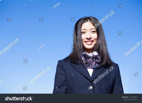 Japanese High School Girls Stock Photo 1017416782 Shutterstock