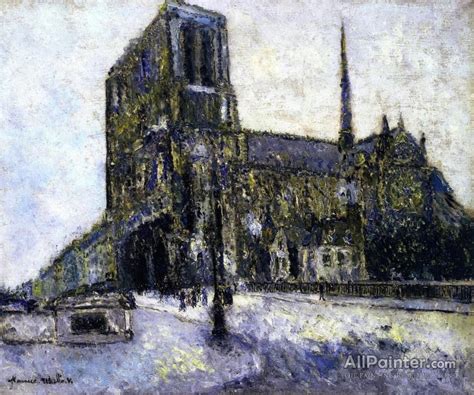 Maurice Utrillo Notre Dame De Paris Oil Painting Reproductions For Sale