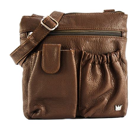 Super Soft Rfid Leather Large Crossbody Bag Keweenaw Bay Indian