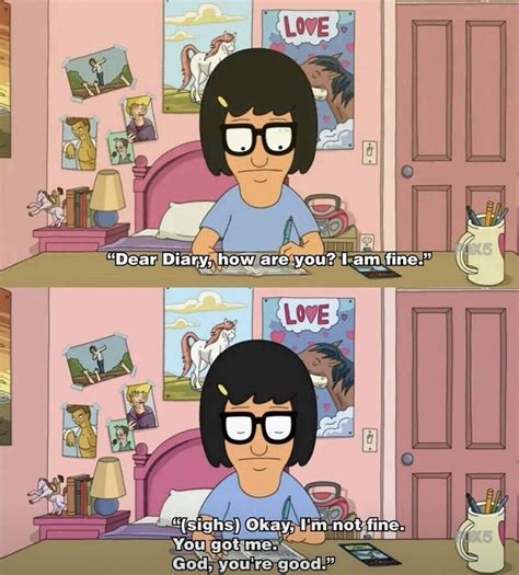 Bobs Burgers Quotes Bobs Burgers Funny Bobs Burgers Tina Tina