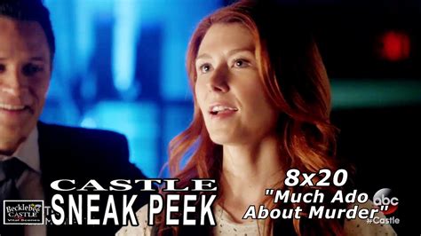 Castle 8x20 Sneak Peek 3 Castle Season 8 Episode 20 “much Ado About Murder” Youtube